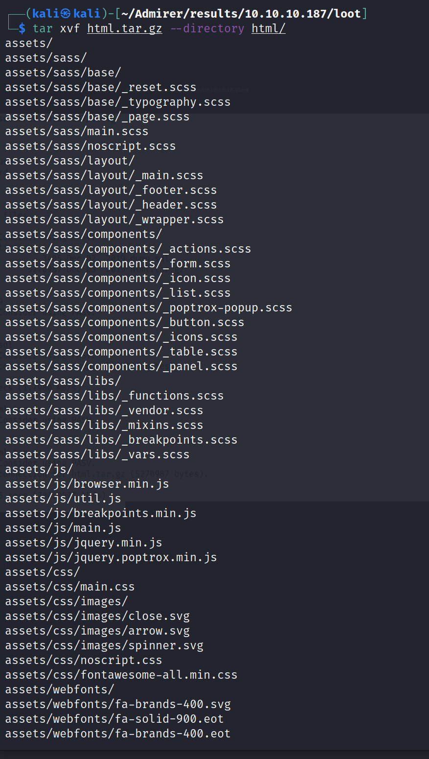 Grep password results