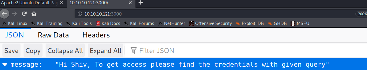 Help JSON response