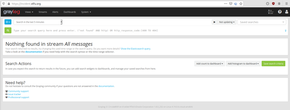 Graylog Beginning