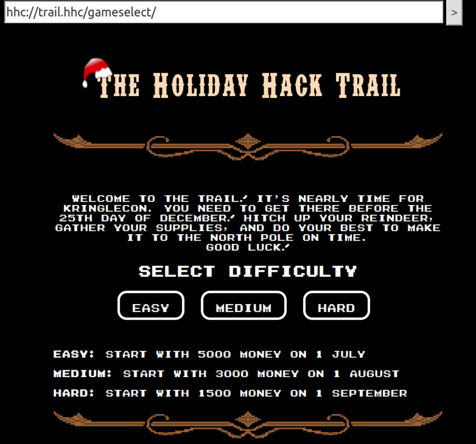 Holiday Hack Trail