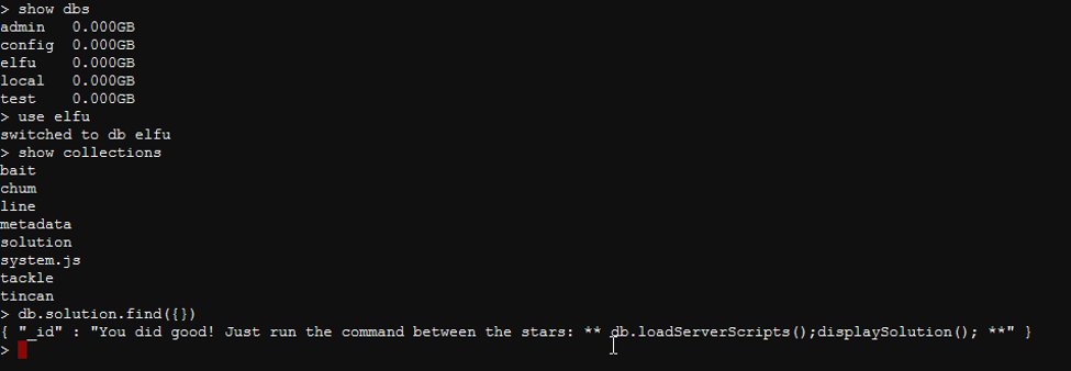 Challenge 5 Show DBs