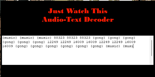 Captain's Audio Text
