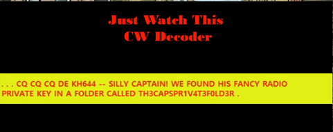 Captain's CW Decoder